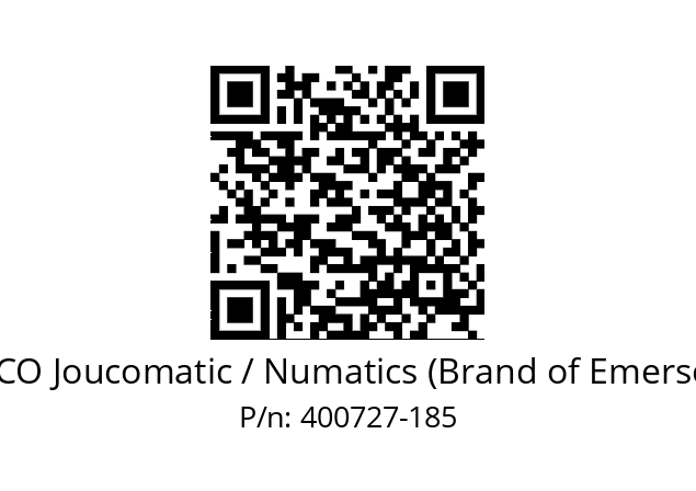   ASCO Joucomatic / Numatics (Brand of Emerson) 400727-185