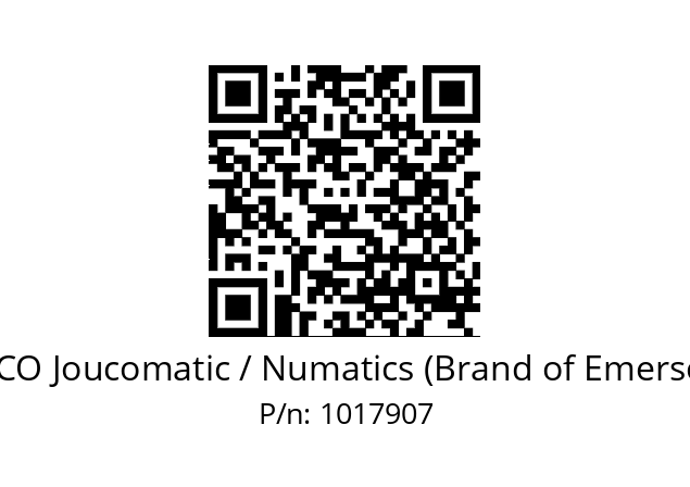   ASCO Joucomatic / Numatics (Brand of Emerson) 1017907