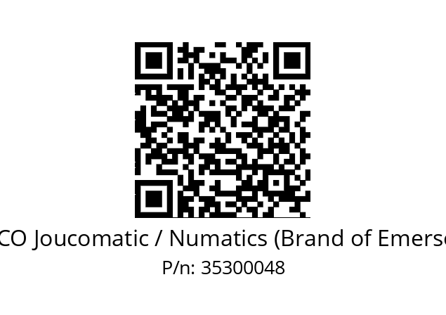   ASCO Joucomatic / Numatics (Brand of Emerson) 35300048