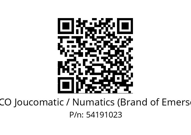   ASCO Joucomatic / Numatics (Brand of Emerson) 54191023