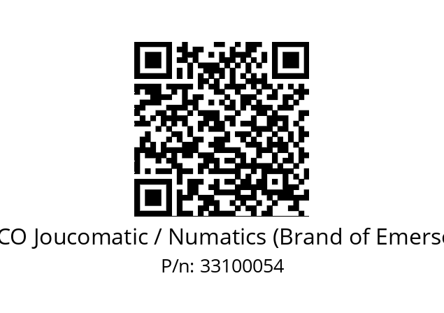   ASCO Joucomatic / Numatics (Brand of Emerson) 33100054