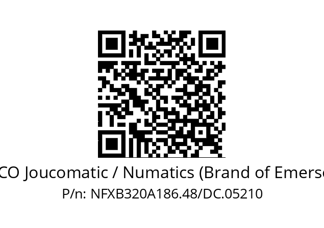   ASCO Joucomatic / Numatics (Brand of Emerson) NFXB320A186.48/DC.05210