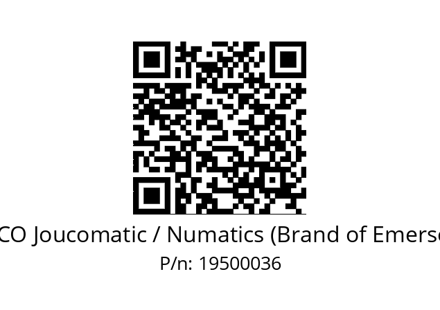   ASCO Joucomatic / Numatics (Brand of Emerson) 19500036