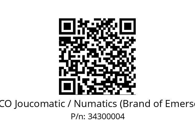   ASCO Joucomatic / Numatics (Brand of Emerson) 34300004