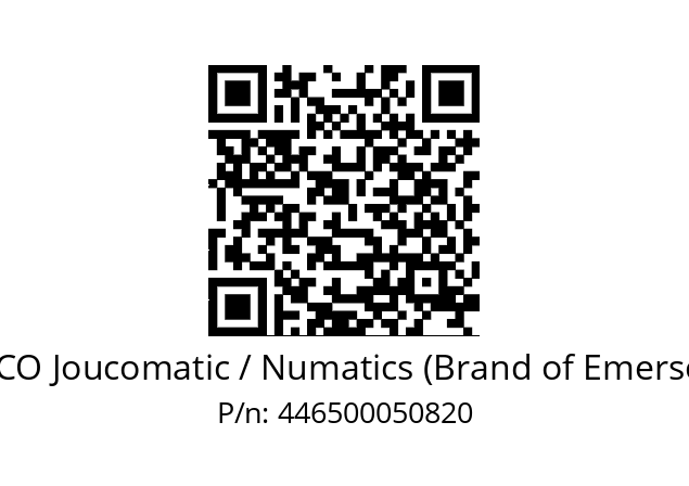   ASCO Joucomatic / Numatics (Brand of Emerson) 446500050820