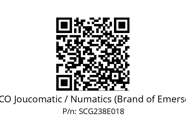   ASCO Joucomatic / Numatics (Brand of Emerson) SCG238E018