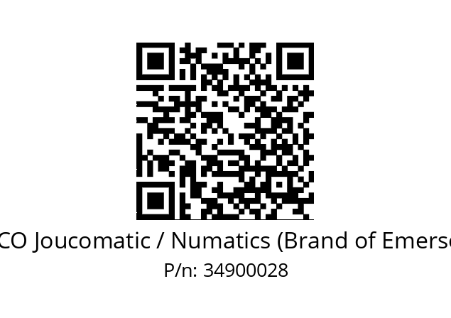   ASCO Joucomatic / Numatics (Brand of Emerson) 34900028