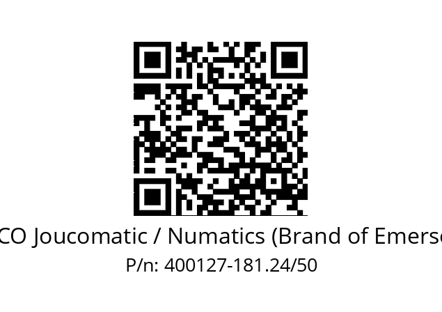   ASCO Joucomatic / Numatics (Brand of Emerson) 400127-181.24/50