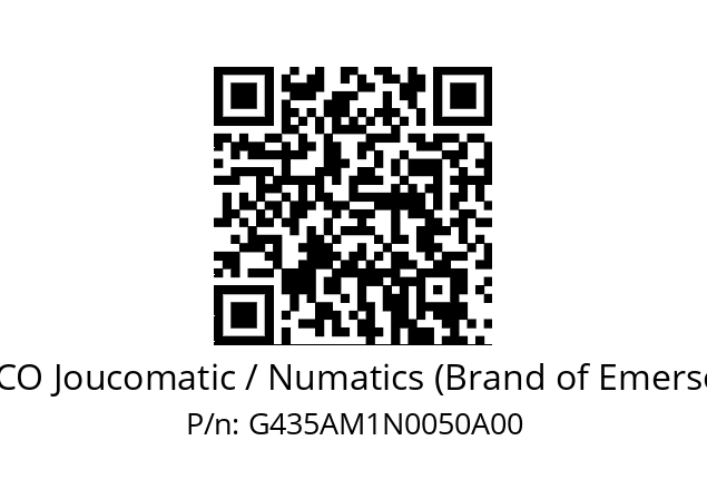   ASCO Joucomatic / Numatics (Brand of Emerson) G435AM1N0050A00