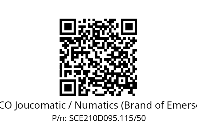   ASCO Joucomatic / Numatics (Brand of Emerson) SCE210D095.115/50