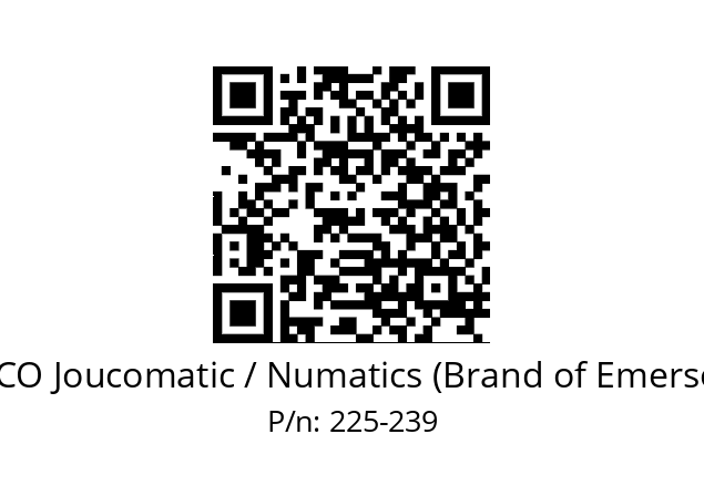   ASCO Joucomatic / Numatics (Brand of Emerson) 225-239