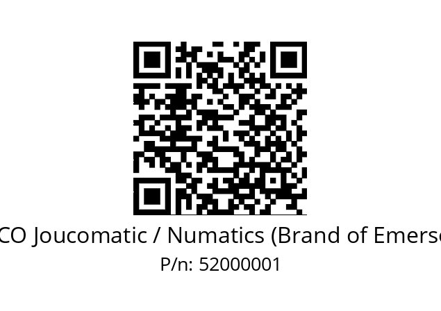   ASCO Joucomatic / Numatics (Brand of Emerson) 52000001