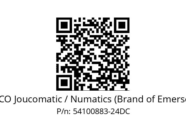   ASCO Joucomatic / Numatics (Brand of Emerson) 54100883-24DC