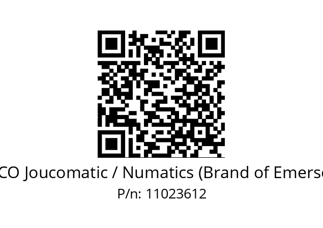   ASCO Joucomatic / Numatics (Brand of Emerson) 11023612