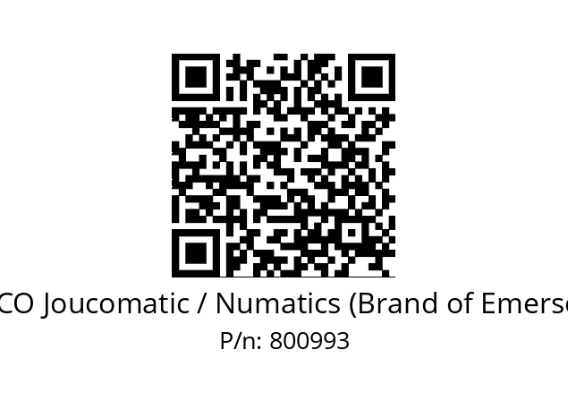   ASCO Joucomatic / Numatics (Brand of Emerson) 800993