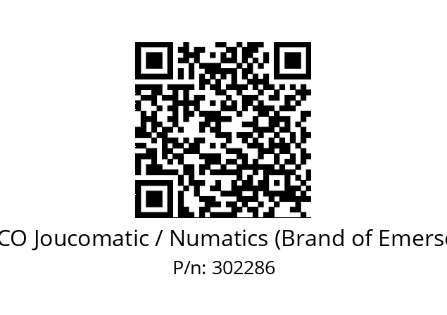   ASCO Joucomatic / Numatics (Brand of Emerson) 302286