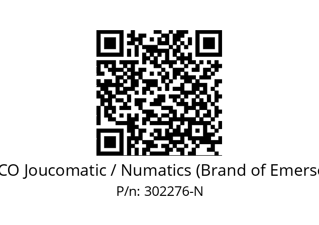   ASCO Joucomatic / Numatics (Brand of Emerson) 302276-N