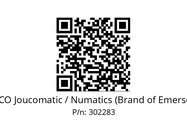   ASCO Joucomatic / Numatics (Brand of Emerson) 302283