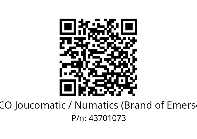   ASCO Joucomatic / Numatics (Brand of Emerson) 43701073