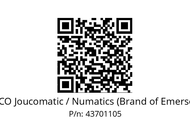   ASCO Joucomatic / Numatics (Brand of Emerson) 43701105