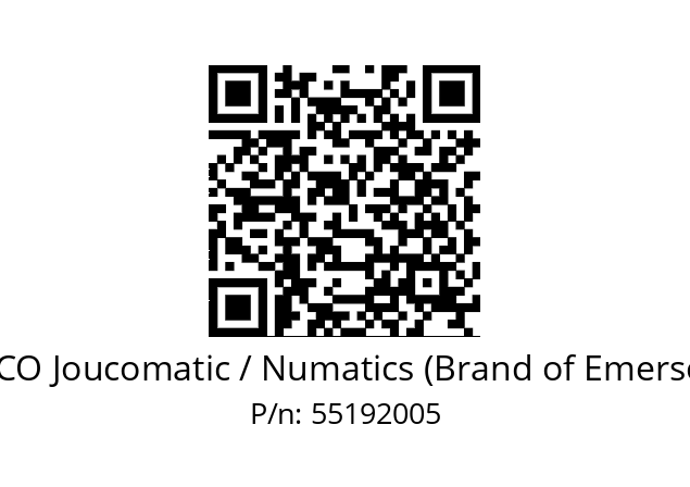   ASCO Joucomatic / Numatics (Brand of Emerson) 55192005