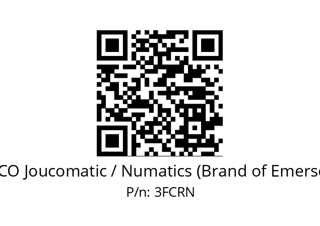   ASCO Joucomatic / Numatics (Brand of Emerson) 3FCRN