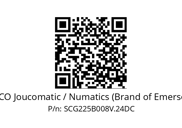   ASCO Joucomatic / Numatics (Brand of Emerson) SCG225B008V.24DC