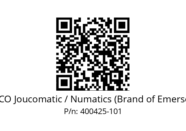   ASCO Joucomatic / Numatics (Brand of Emerson) 400425-101