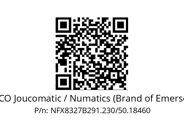   ASCO Joucomatic / Numatics (Brand of Emerson) NFX8327B291.230/50.18460