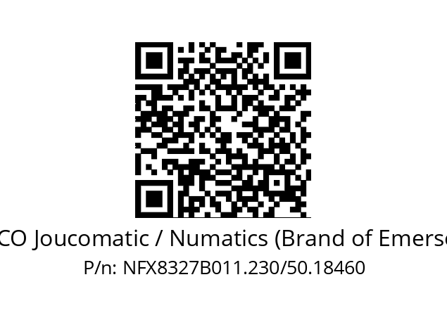   ASCO Joucomatic / Numatics (Brand of Emerson) NFX8327B011.230/50.18460