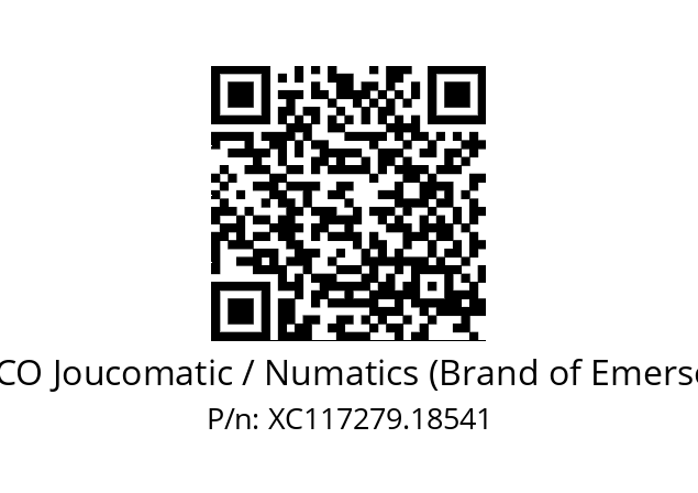   ASCO Joucomatic / Numatics (Brand of Emerson) XC117279.18541