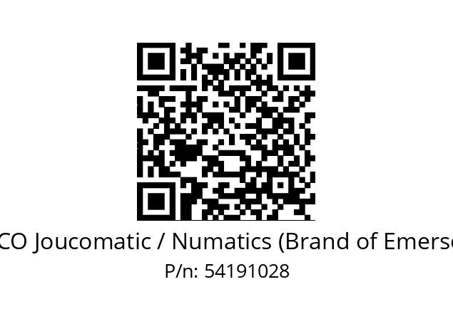   ASCO Joucomatic / Numatics (Brand of Emerson) 54191028