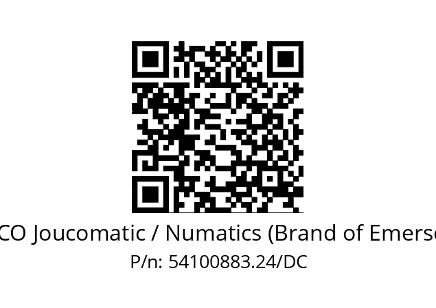   ASCO Joucomatic / Numatics (Brand of Emerson) 54100883.24/DC