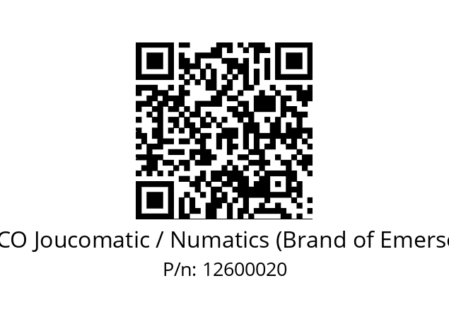   ASCO Joucomatic / Numatics (Brand of Emerson) 12600020