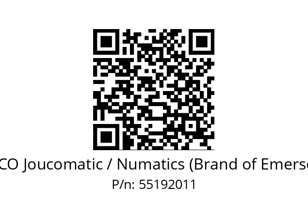   ASCO Joucomatic / Numatics (Brand of Emerson) 55192011