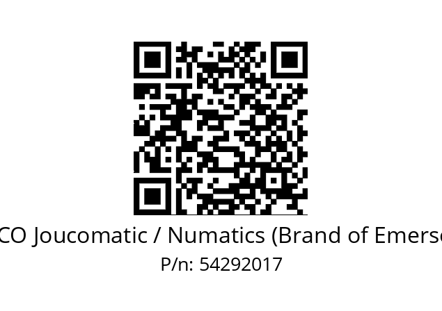   ASCO Joucomatic / Numatics (Brand of Emerson) 54292017