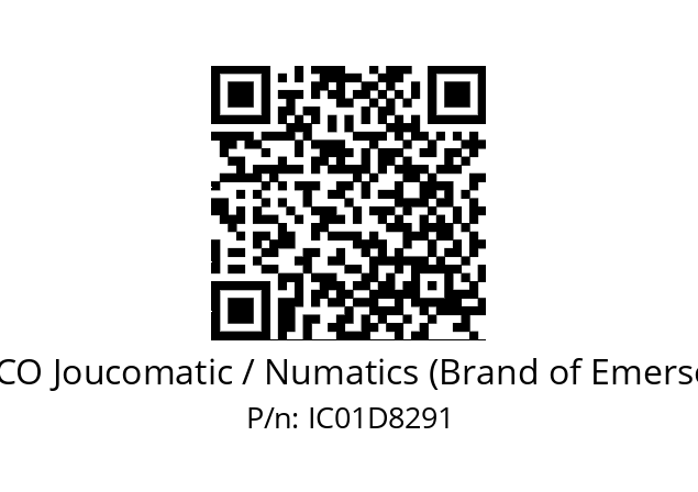   ASCO Joucomatic / Numatics (Brand of Emerson) IC01D8291