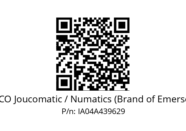   ASCO Joucomatic / Numatics (Brand of Emerson) IA04A439629