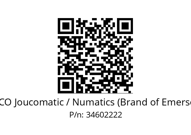   ASCO Joucomatic / Numatics (Brand of Emerson) 34602222