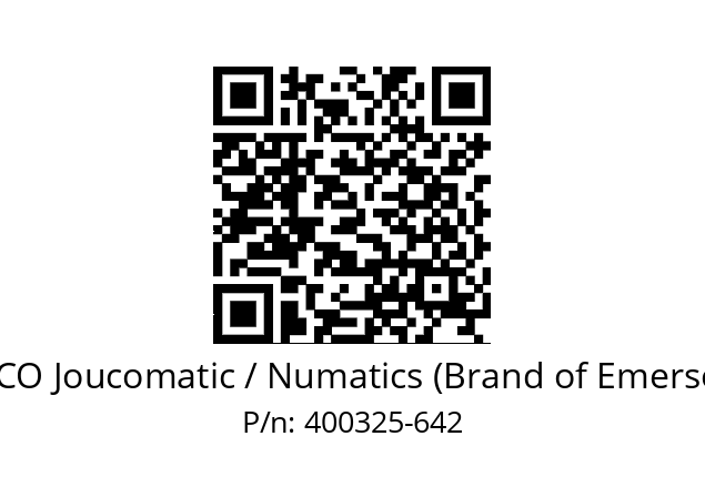   ASCO Joucomatic / Numatics (Brand of Emerson) 400325-642