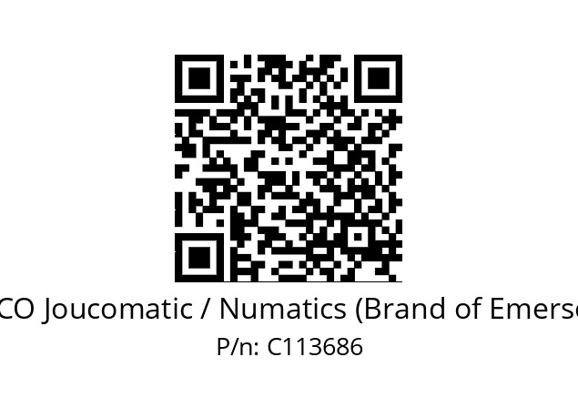   ASCO Joucomatic / Numatics (Brand of Emerson) C113686