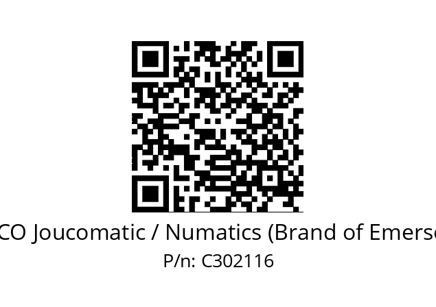   ASCO Joucomatic / Numatics (Brand of Emerson) C302116