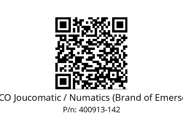   ASCO Joucomatic / Numatics (Brand of Emerson) 400913-142