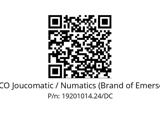   ASCO Joucomatic / Numatics (Brand of Emerson) 19201014.24/DC