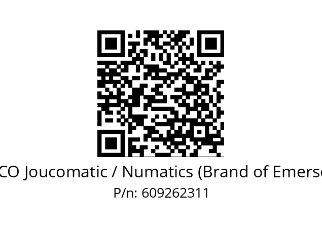   ASCO Joucomatic / Numatics (Brand of Emerson) 609262311