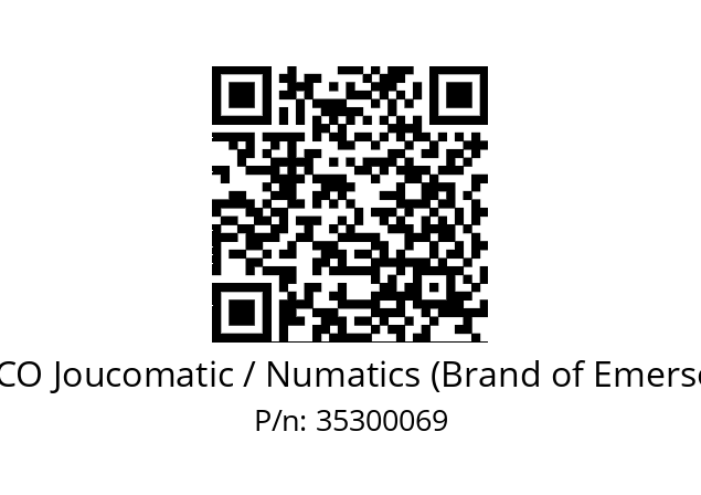   ASCO Joucomatic / Numatics (Brand of Emerson) 35300069