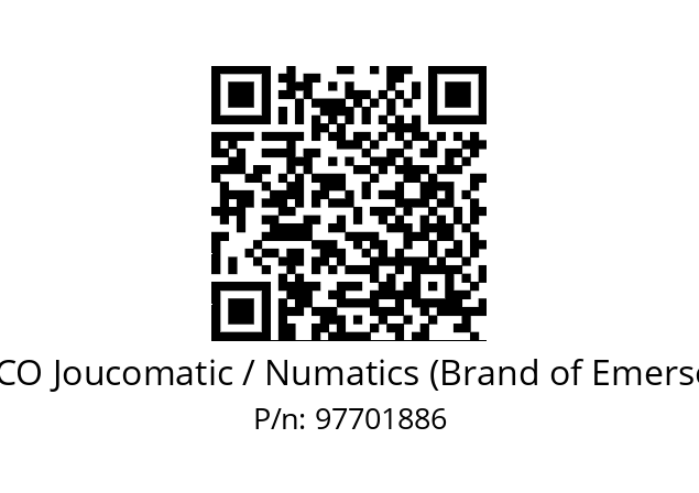   ASCO Joucomatic / Numatics (Brand of Emerson) 97701886