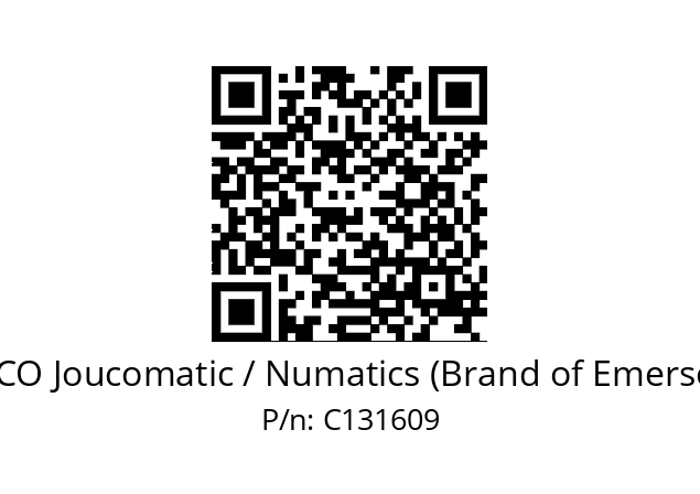   ASCO Joucomatic / Numatics (Brand of Emerson) C131609