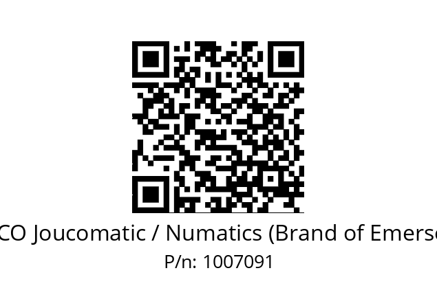   ASCO Joucomatic / Numatics (Brand of Emerson) 1007091