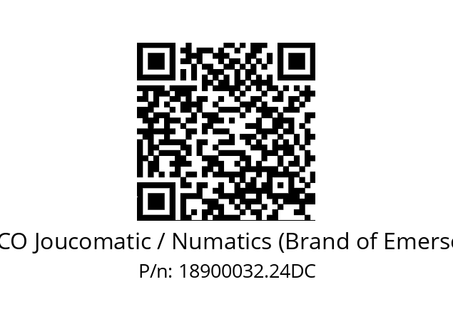   ASCO Joucomatic / Numatics (Brand of Emerson) 18900032.24DC